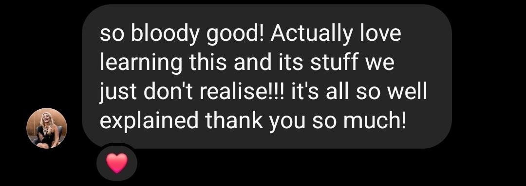 Client message screenshot