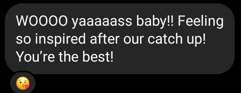 Client message screenshot